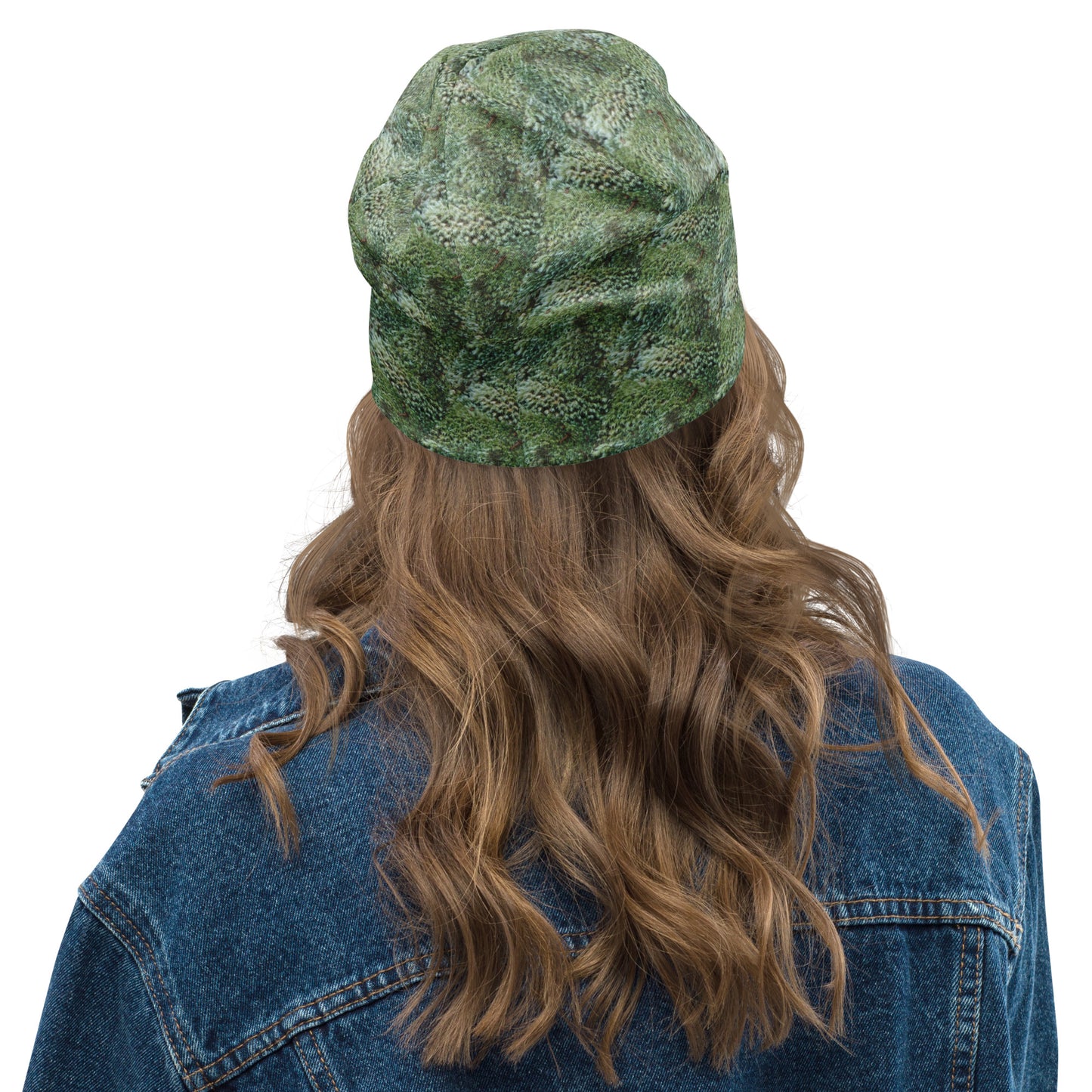 Leafy Print Beanie