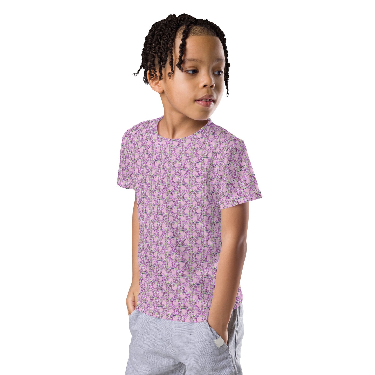 Kid Pink Pink Flowermail Tee