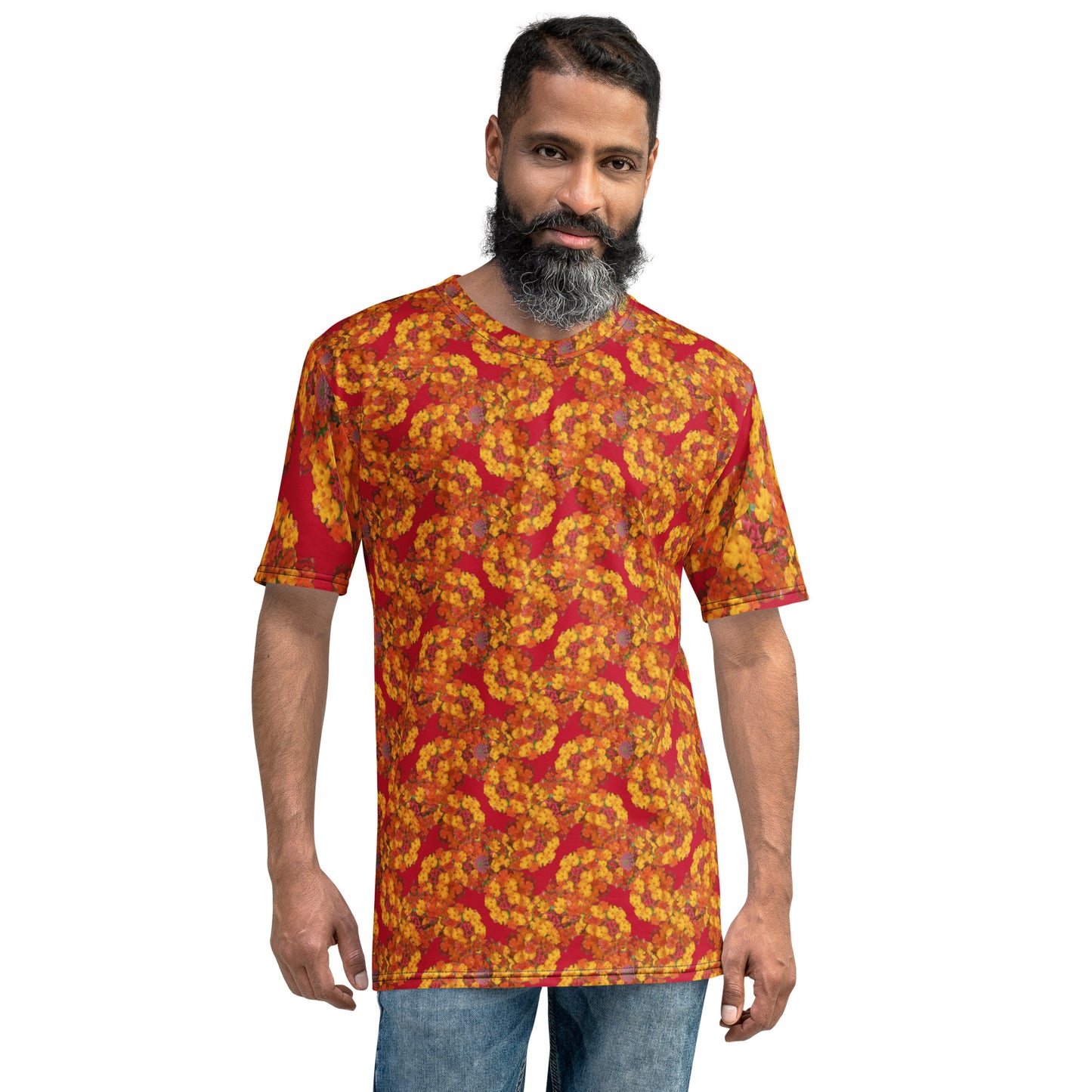 Red Dragonflower Tee for Men