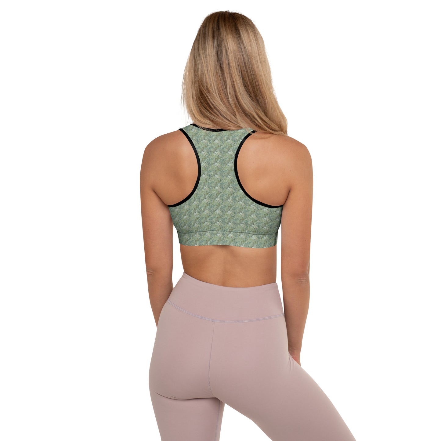 Leafy Padded Sports Bra