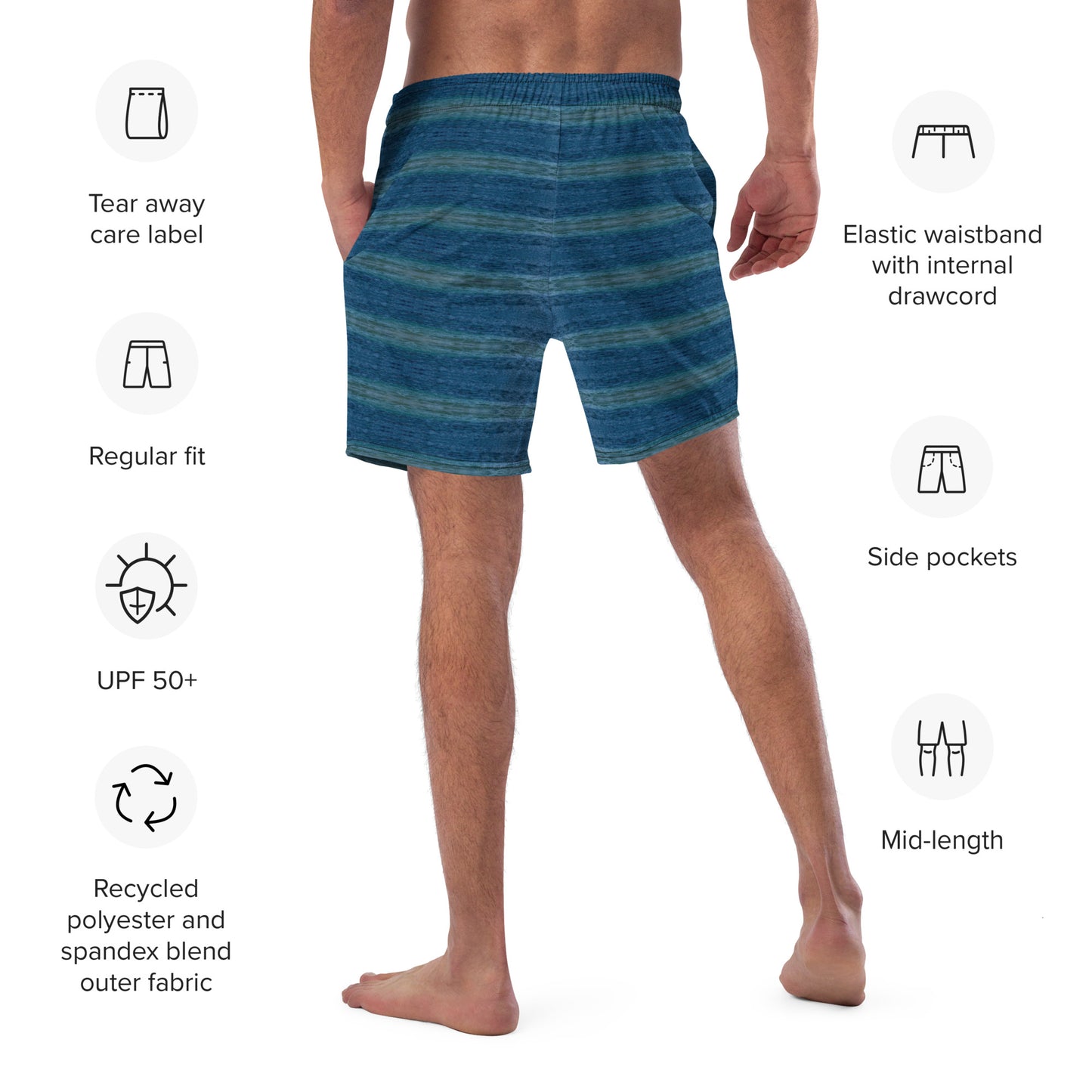 Waterprint Swim Trunks