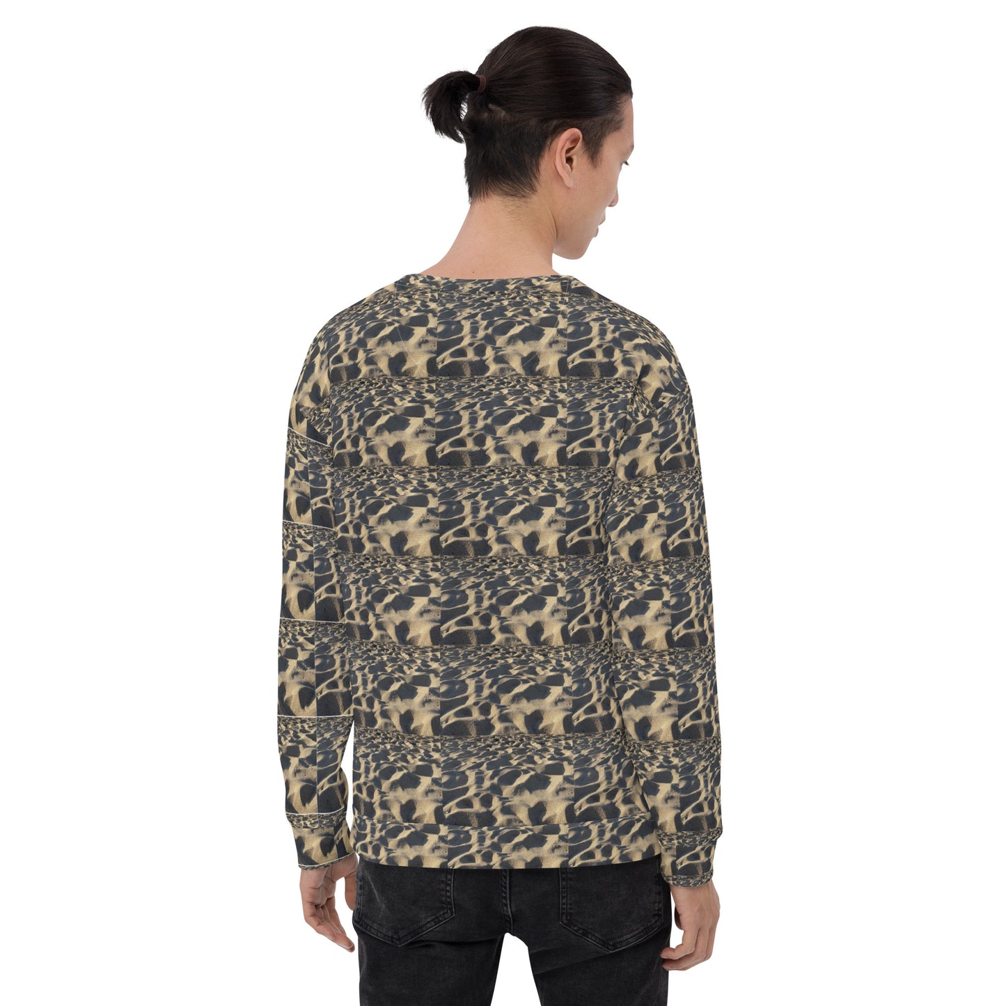 Unisex Busy Beach Print Sweatshirt '24