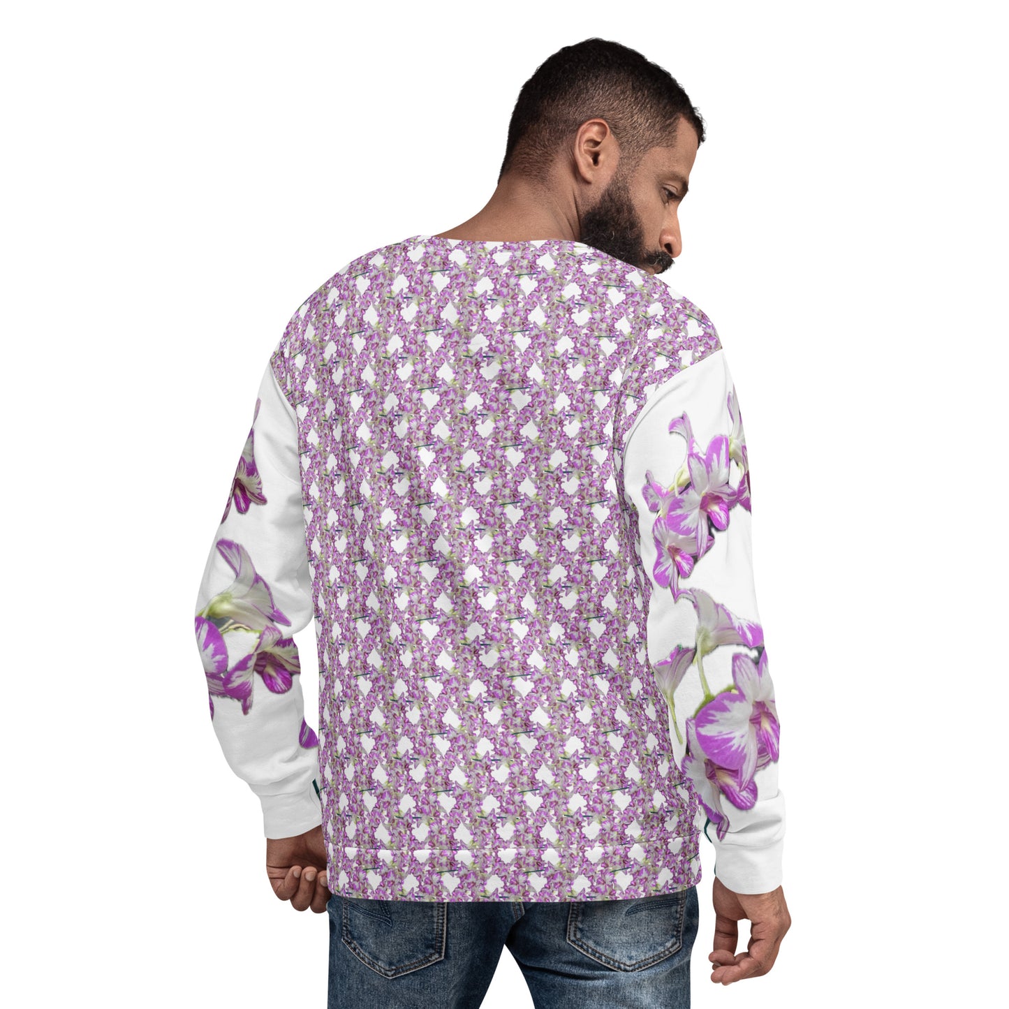 Unisex Pink Flowermail Sweatshirt V2