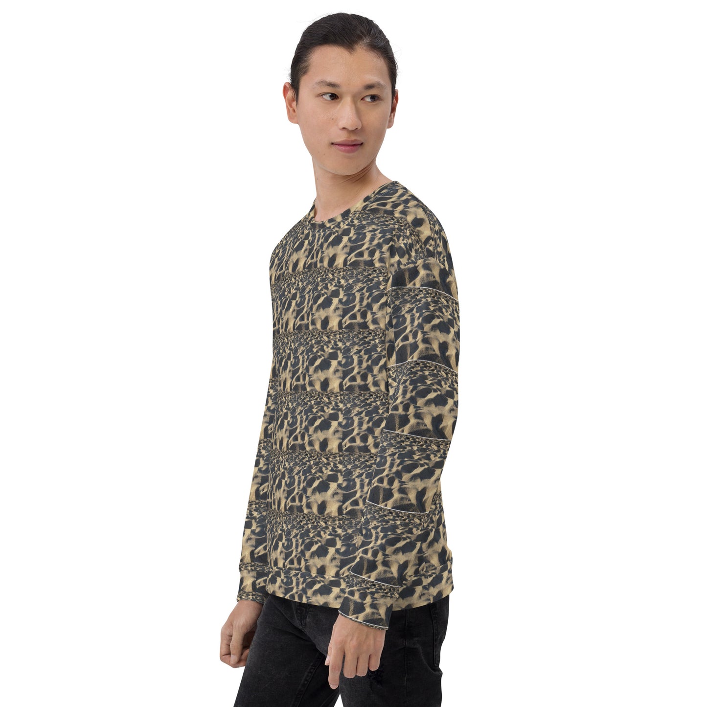 Unisex Busy Beach Print Sweatshirt '24