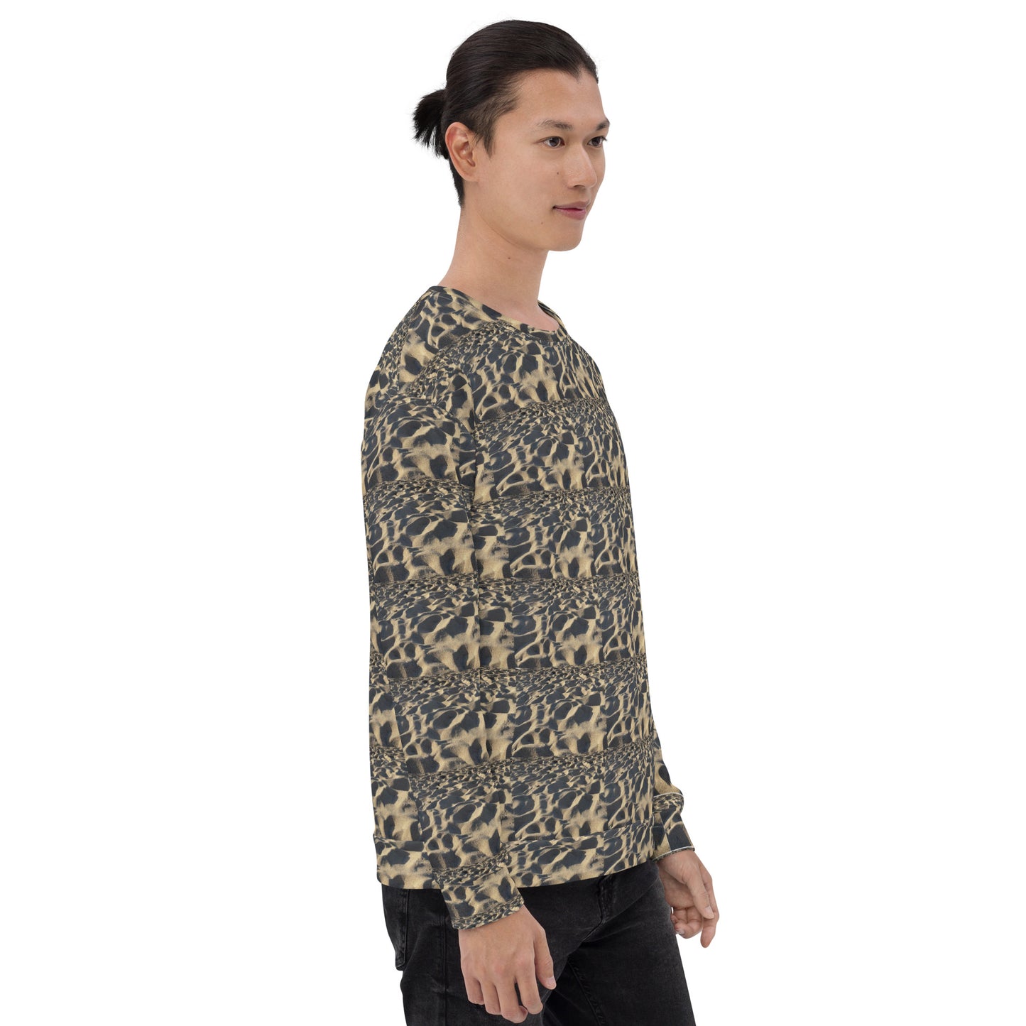 Unisex Busy Beach Print Sweatshirt '24
