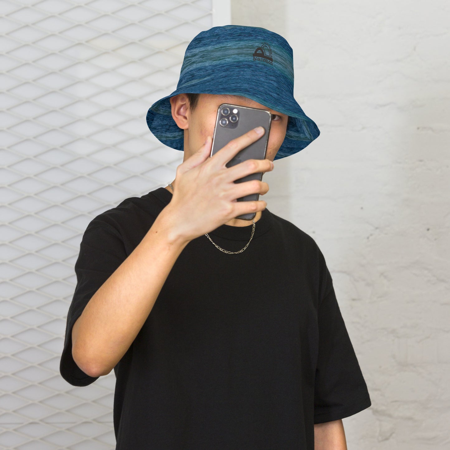 Waterprint Reversible bucket hat