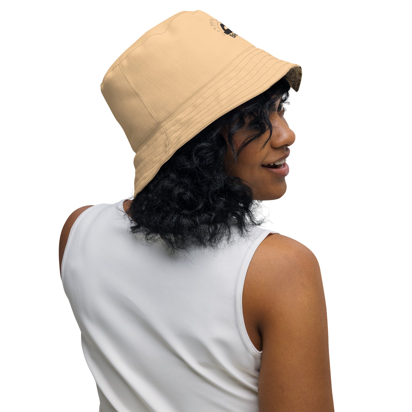 Sandprint Reversible bucket hat