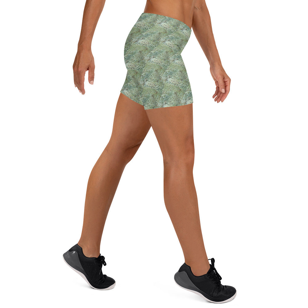 Leafy Print Shorts
