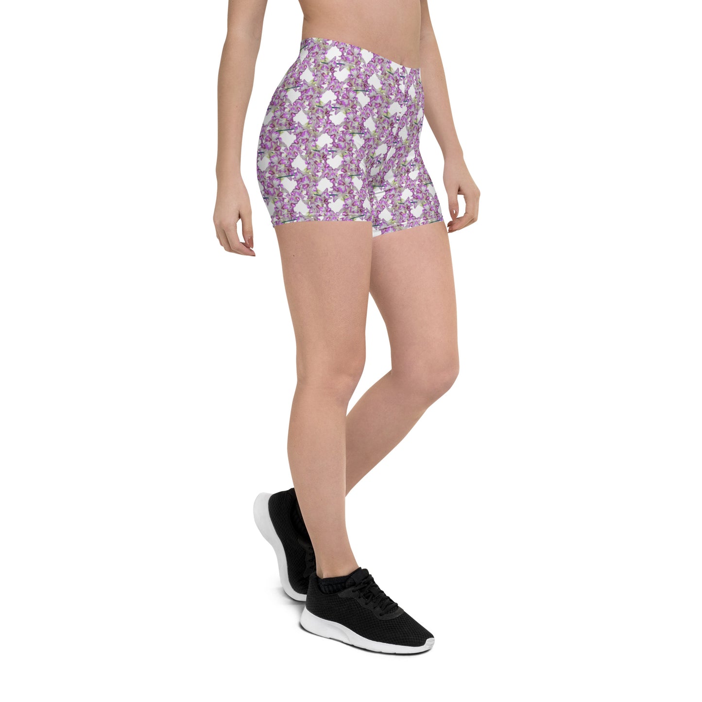 Pink Flowermail Shorts