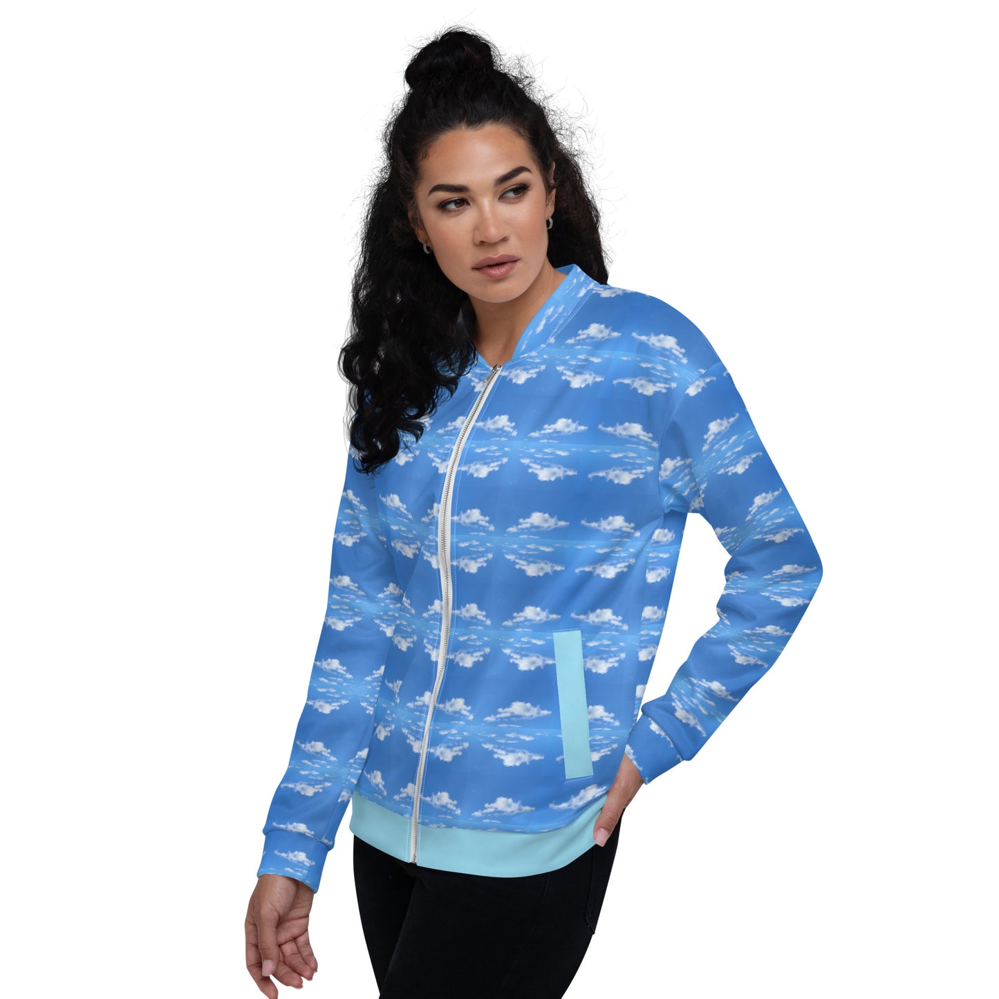 Unisex SkyPrint Bomber Jacket '24