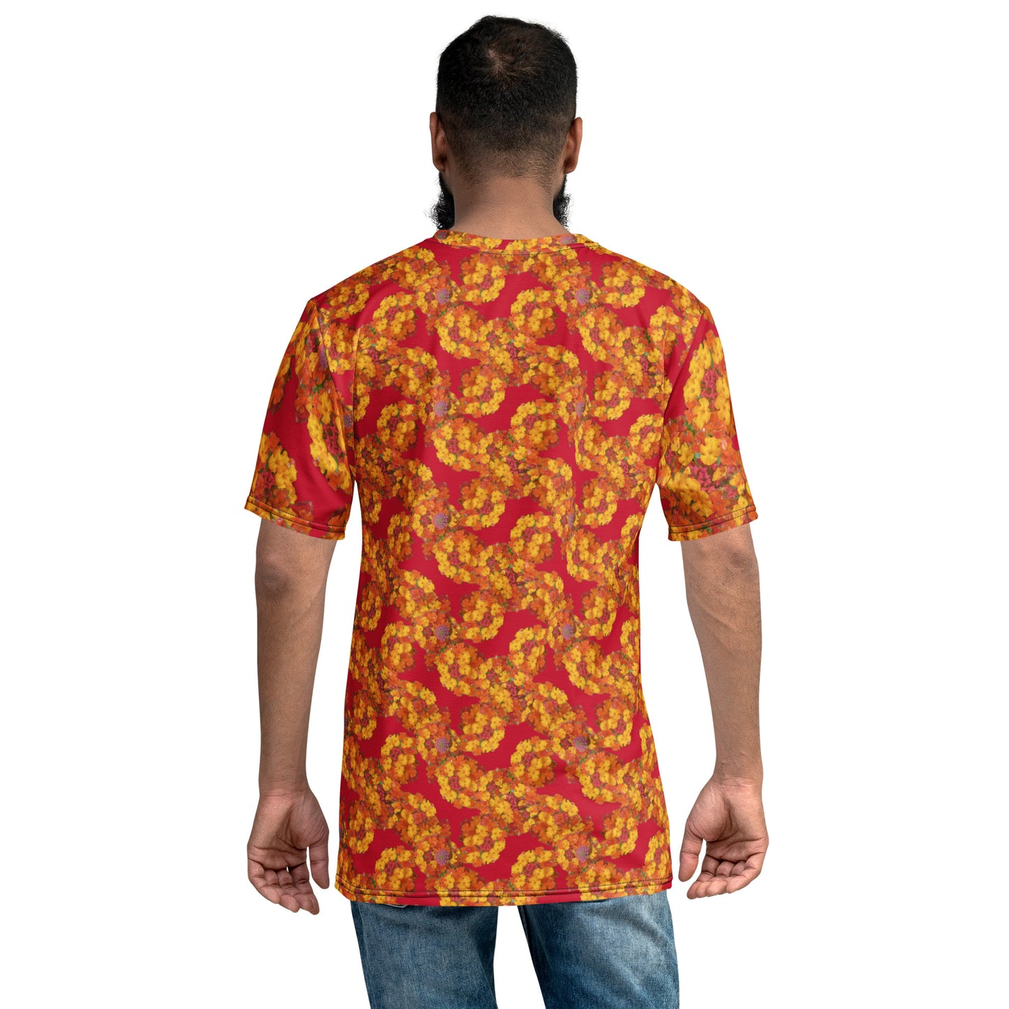 Red Dragonflower Tee for Men