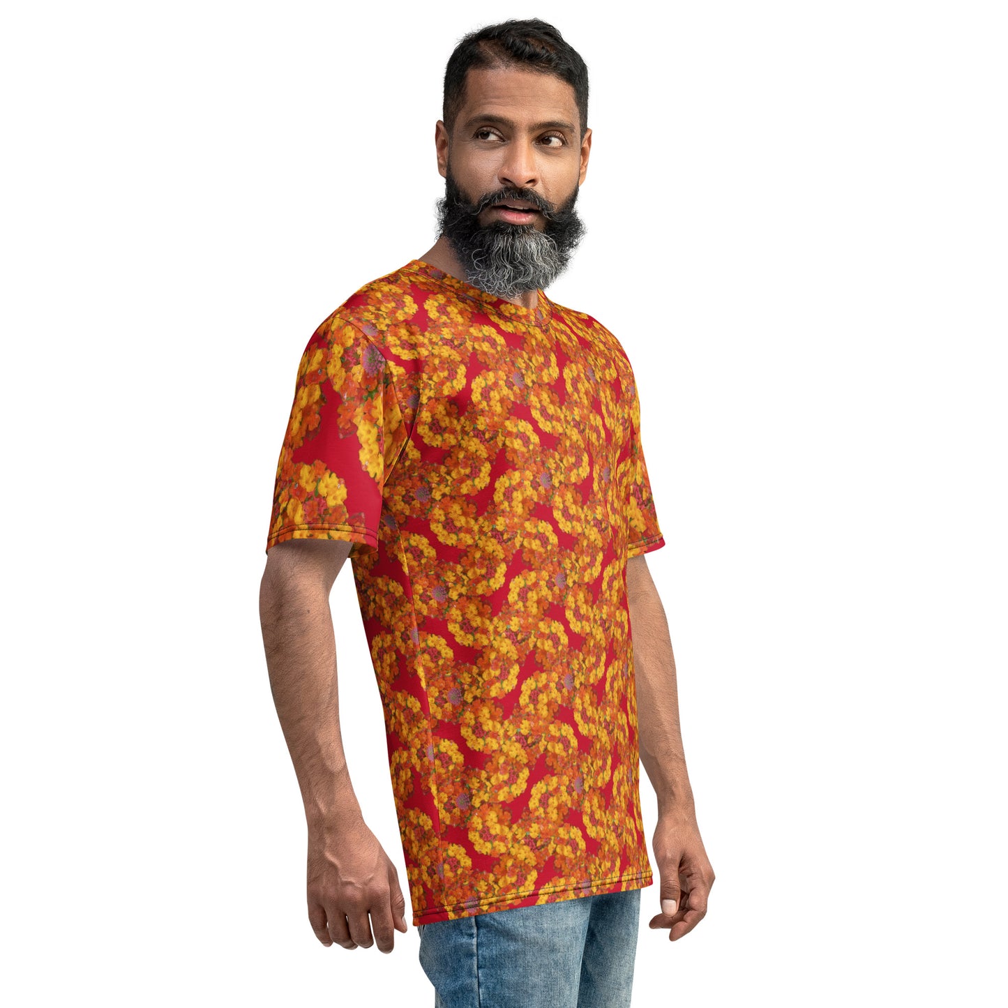 Red Dragonflower Tee for Men